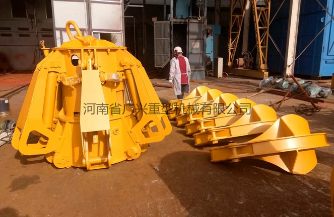 3立方液壓抓斗出口土耳其 3立方液壓抓斗出口土耳其